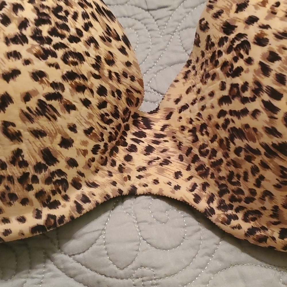 Wacoal Animal Print Bra Size 36D - Picture 2 of 5